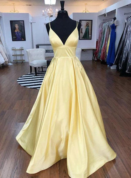 Yellow Prom Dress Long, Prom Dresses ...